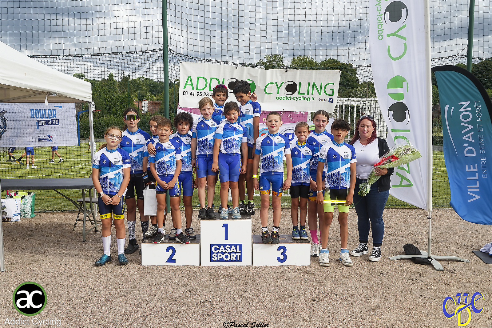 7ème ETAPE DU MINI TOUR DE SEINE ET MARNE Avon Vélo Club Fontainebleau Avon